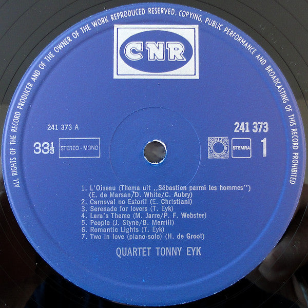 Tonny Eyk : Tonny Eyk Speelt Voor De Vuist Weg Deel 2 (LP, Album)