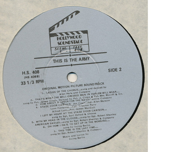 Irving Berlin : This Is The Army (LP)