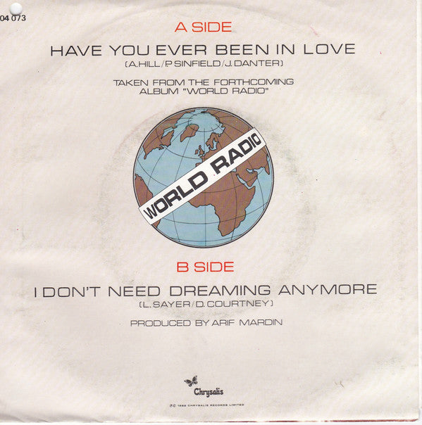 Leo Sayer : Have You Ever Been In Love (7", Single, Red)