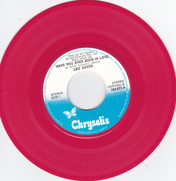 Leo Sayer : Have You Ever Been In Love (7", Single, Red)