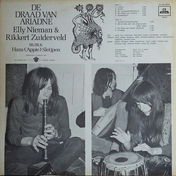 Elly & Rikkert : De Draad Van Ariadne (LP, Album)