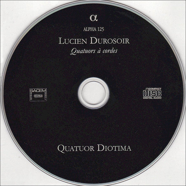 Lucien Durosoir - Quatuor Diotima : Quatuors À Cordes (CD, Album)