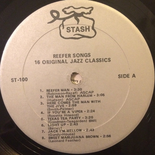 Various : Reefer Songs / 16 Original Jazz Classics (LP, Comp)
