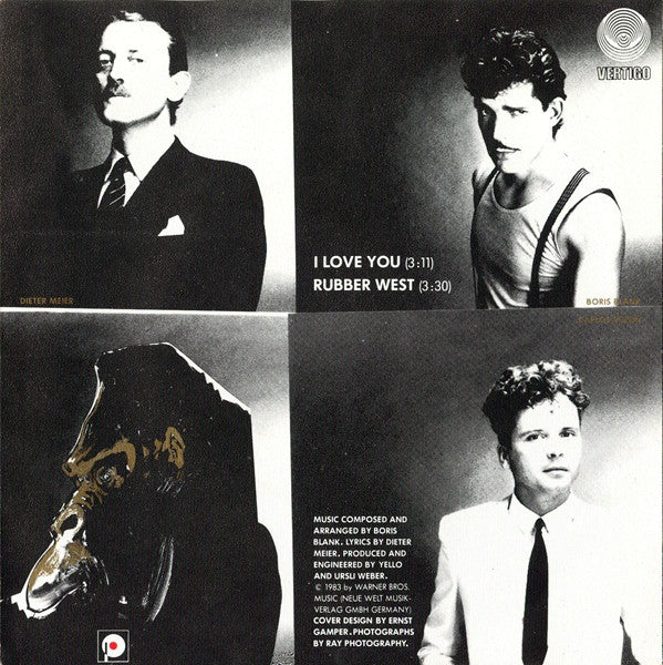 Yello : I Love You (7", Single)