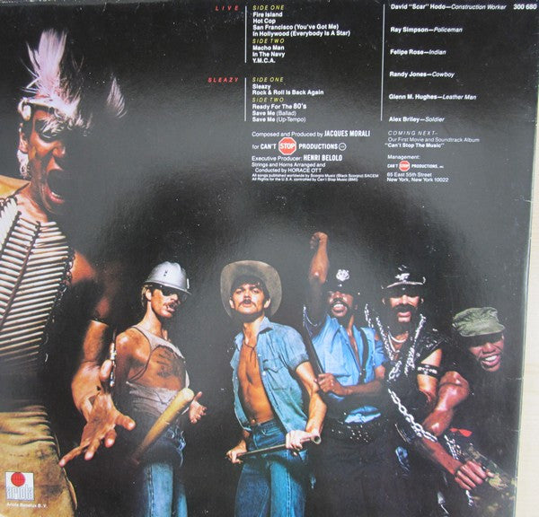 Village People : Live And Sleazy (2xLP, Album, Gat)