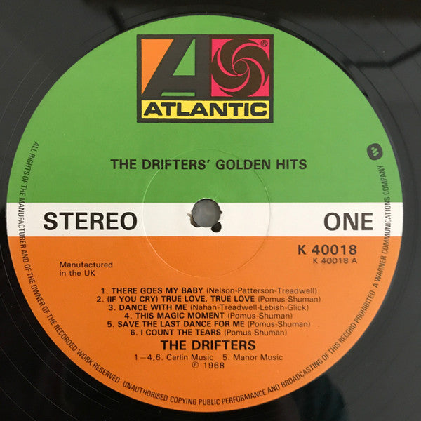 The Drifters : The Drifters' Golden Hits (LP, Comp, RE)