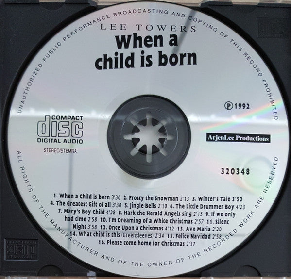 Lee Towers : When A Child Is Born (CD, Album)