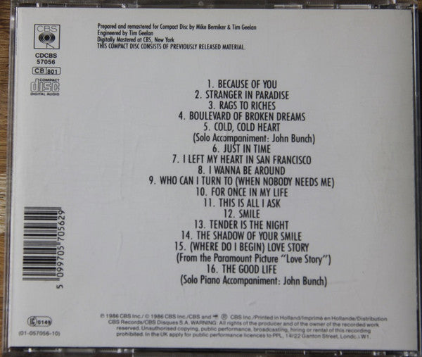 Tony Bennett : 16 Most Requested Songs (CD, Comp)