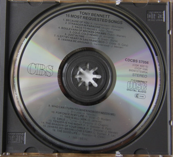 Tony Bennett : 16 Most Requested Songs (CD, Comp)