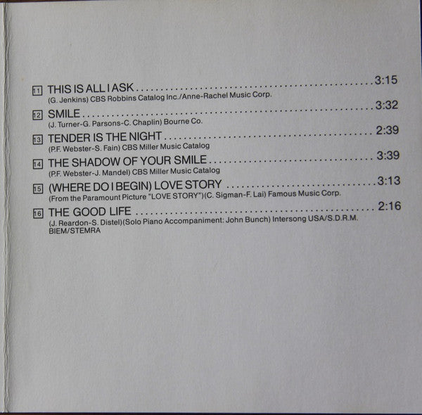 Tony Bennett : 16 Most Requested Songs (CD, Comp)