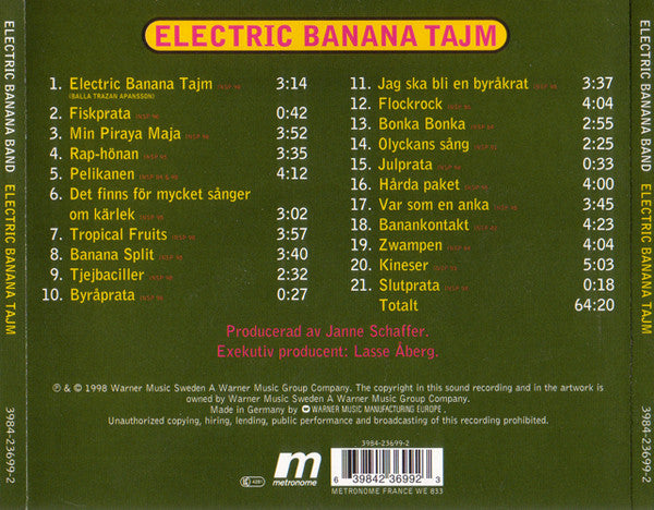 Electric Banana Band : Electric Banana Tajm (CD, Comp)
