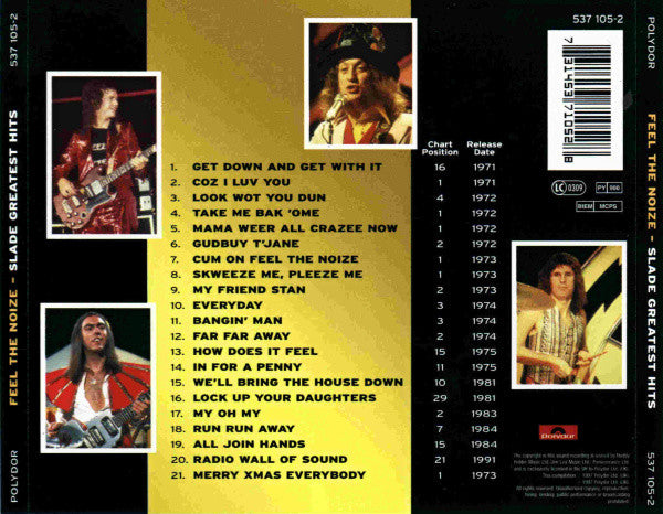 Slade : Greatest Hits (Feel The Noize) (CD, Comp, RM, PMD)