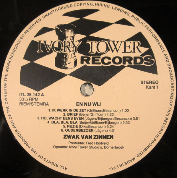 Zwak Van Zinnen : En Nu Wij........ (LP, Album)
