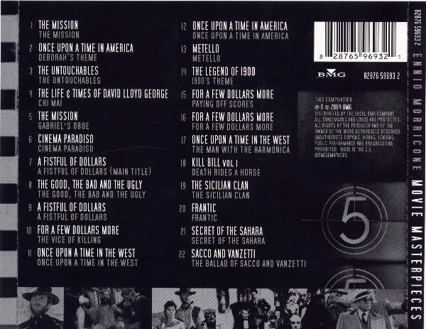 Ennio Morricone : Movie Masterpieces (CD, Comp, RE)