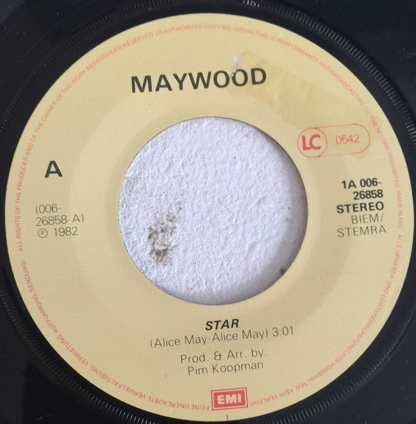 Maywood : Star (7", Single)