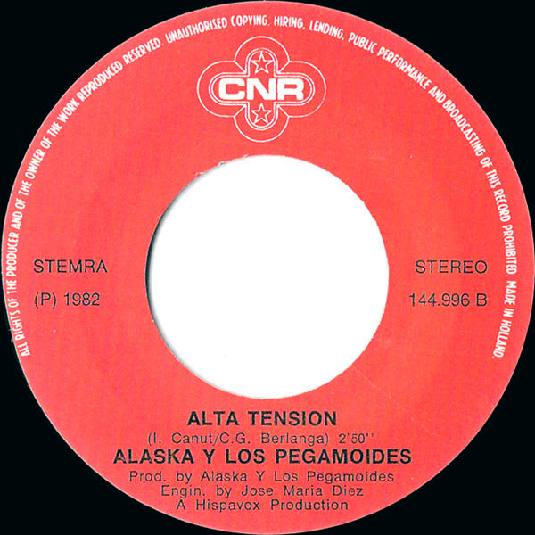 Alaska Y Los Pegamoides : Bailando (7", Single)