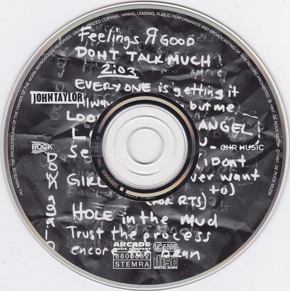 John Taylor : Feelings Are Good And Other Lies (CD, Album)