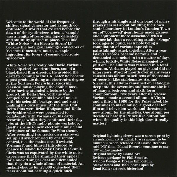 White Noise : An Electric Storm (CD, Album, RE)