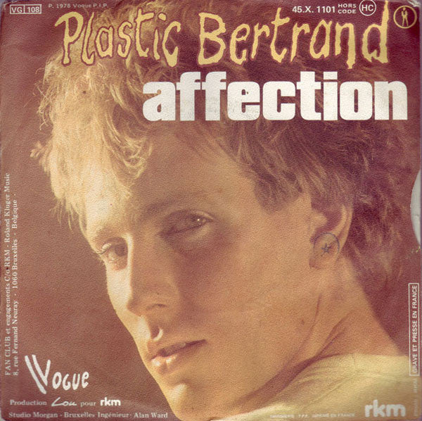 Plastic Bertrand : Super Cool (7")