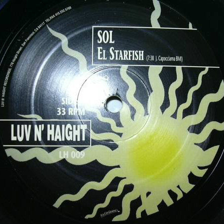 Sol (13) : El Starfish / For The Funk Of It / Stand Up & Testify (12")
