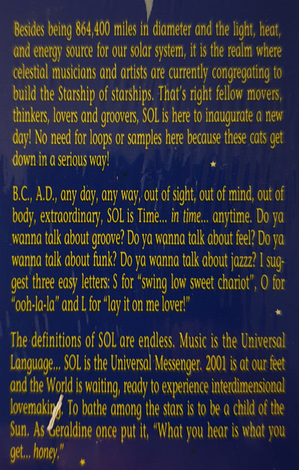 Sol (13) : El Starfish / For The Funk Of It / Stand Up & Testify (12")