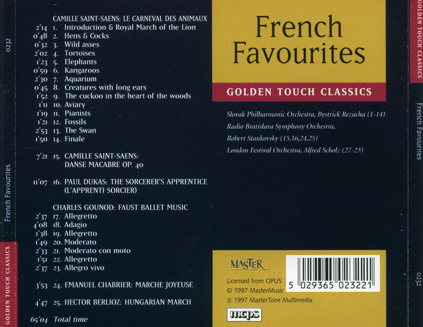 Various : French Favourites (CD, Comp)