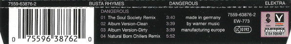 Busta Rhymes : Dangerous (CD, Maxi)