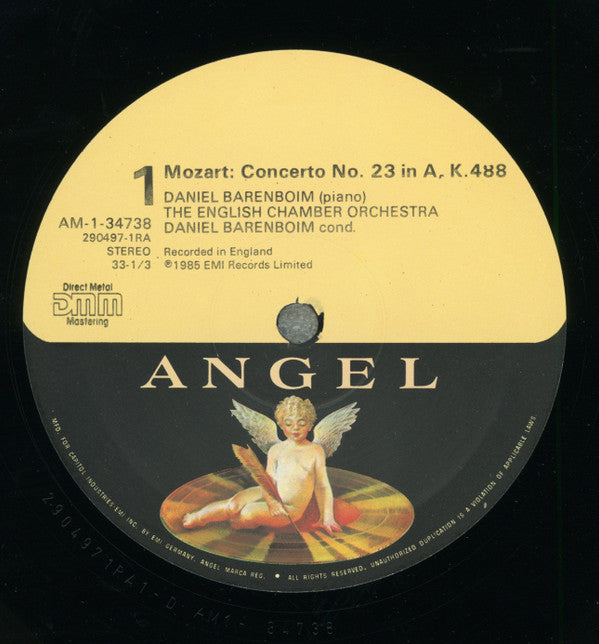 Wolfgang Amadeus Mozart, Daniel Barenboim, English Chamber Orchestra : Piano Concertos Nos. 23 & 24 (LP, Comp)