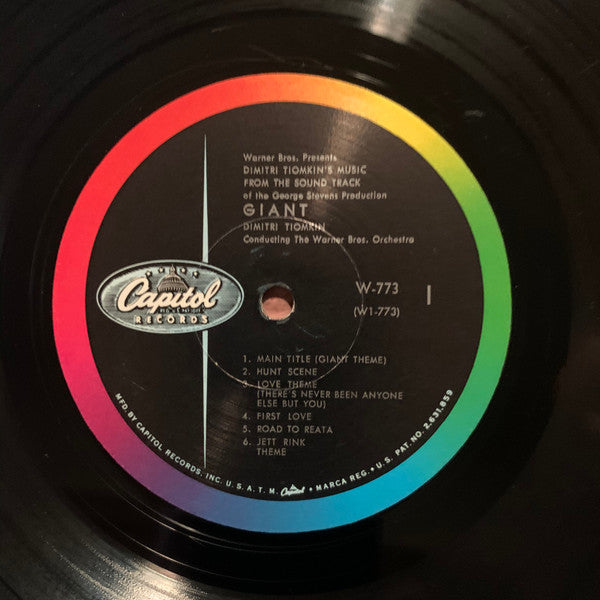 Dimitri Tiomkin : Giant (LP, Album, Mono, RP)