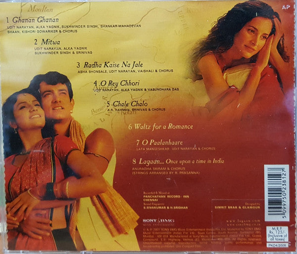 Javed Akhtar, A.R. Rahman : Lagaan (Once Upon A Time In India) (CD, Album, RE)