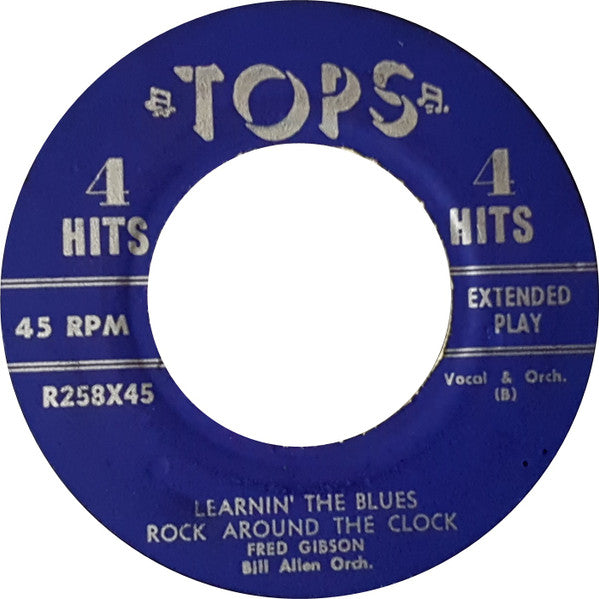 The Toppers (4) / Fred Gibson : 4 Hits (7", EP)