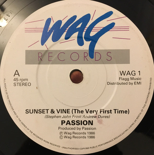 Passion (48) : Sunset & Vine (7", Single)