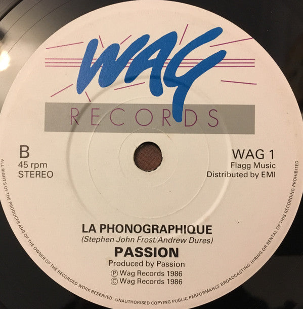 Passion (48) : Sunset & Vine (7", Single)