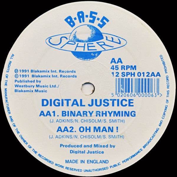 Digital Justice (2) : Bass Build (12")