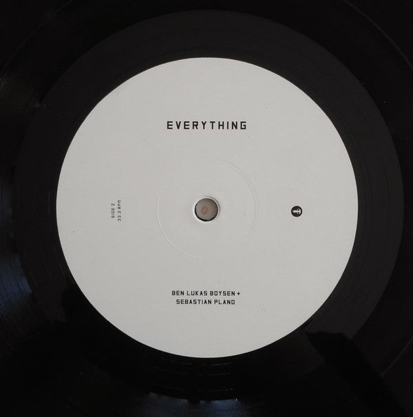 Ben Lukas Boysen + Sebastian Plano : Everything (LP, Album)