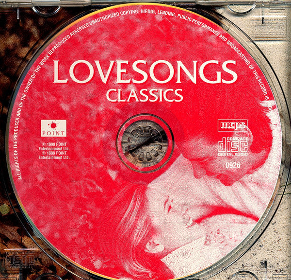 Various : Love Songs Classics (CD, Comp, Club)