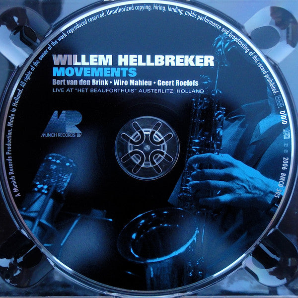 Willem Hellbreker : Movements (CD, Album)