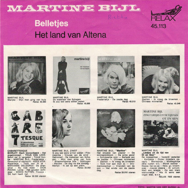 Martine Bijl : Belletjes (7", Single)