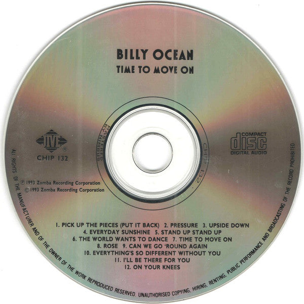 Billy Ocean : Time To Move On (CD, Album)