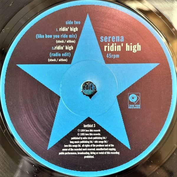 Serena : Ridin' High (12")