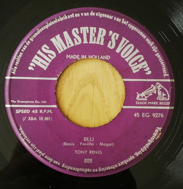 Tony Renis : Quando, Quando, Quando (7", Single)