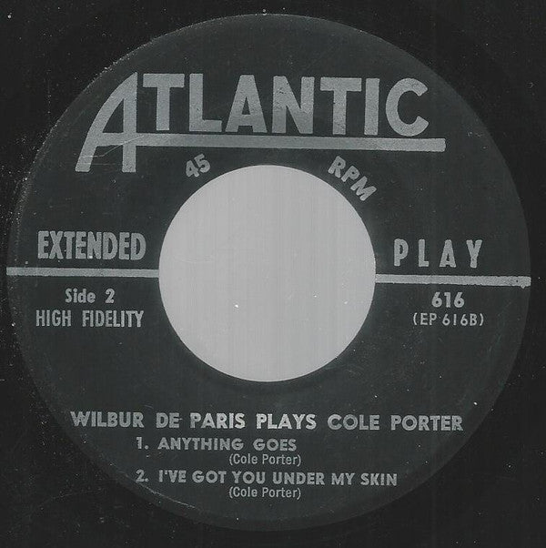 Wilbur De Paris : Plays Cole Porter (7", EP)