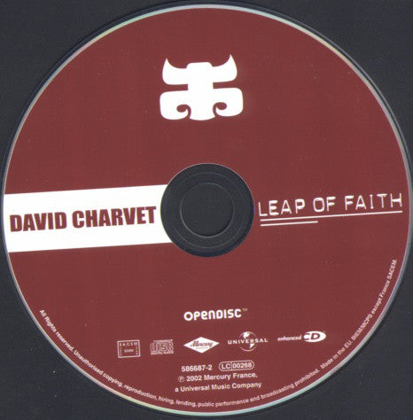 David Charvet : Leap Of Faith (CD, Album, Enh)
