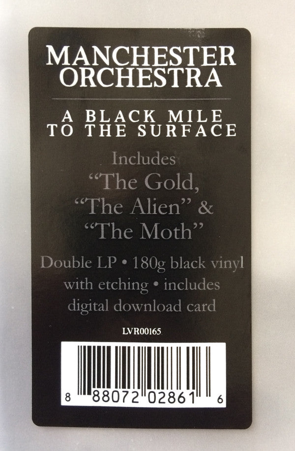 Manchester Orchestra : A Black Mile To The Surface (LP, 180 + LP, S/Sided, Etch, 180 + Album)