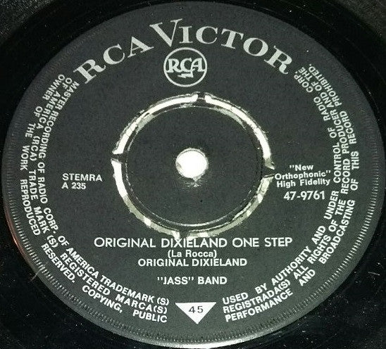 Original Dixieland Jazz Band : Original Dixieland One Step / Livery Stable Blues (7", RE)
