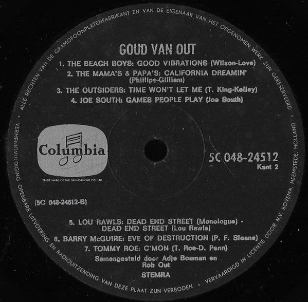 Rob Out : Goud Van Out (LP, Comp)