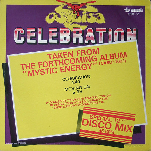 Osibisa : Celebration (Special 12" Disco Mix) (12")