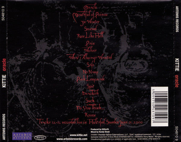 Kittie : Oracle (CD, Album, Ltd)