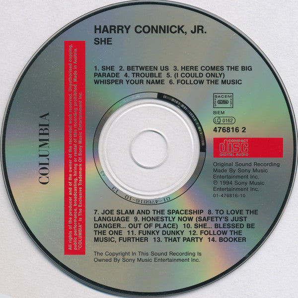 Harry Connick, Jr. : She (CD, Album)