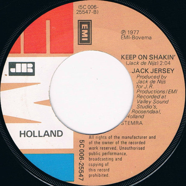 Jack Jersey : Lonely Me  (7", Single)